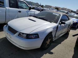Salvage cars for sale at Martinez, CA auction: 2001 Ford Mustang