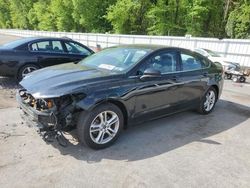 Salvage cars for sale from Copart Glassboro, NJ: 2018 Ford Fusion SE