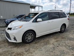 Salvage cars for sale from Copart Tifton, GA: 2019 Toyota Sienna XLE