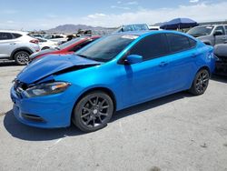 Salvage cars for sale from Copart Las Vegas, NV: 2016 Dodge Dart SE