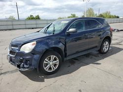 Salvage cars for sale from Copart Littleton, CO: 2015 Chevrolet Equinox LS