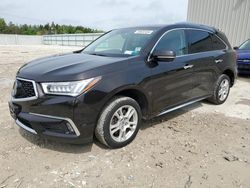 Salvage cars for sale at Franklin, WI auction: 2017 Acura MDX Advance