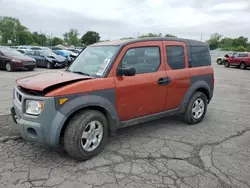 Honda Element ex salvage cars for sale: 2003 Honda Element EX