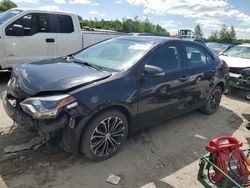 Salvage cars for sale at auction: 2015 Toyota Corolla L