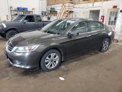 Salvage cars for sale at Ham Lake, MN auction: 2014 Honda Accord LX