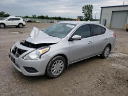 Salvage cars for sale from Copart Kansas City, KS: 2018 Nissan Versa S