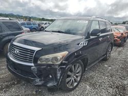 Salvage cars for sale at Madisonville, TN auction: 2012 Infiniti QX56