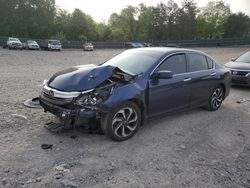 Salvage cars for sale from Copart Madisonville, TN: 2016 Honda Accord EXL
