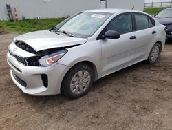 Salvage cars for sale at Portland, MI auction: 2018 KIA Rio LX