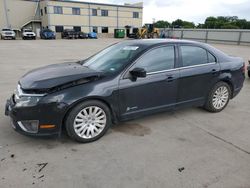Salvage cars for sale from Copart Wilmer, TX: 2011 Ford Fusion Hybrid