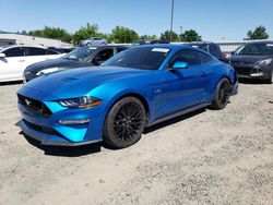 Salvage cars for sale at Sacramento, CA auction: 2020 Ford Mustang GT