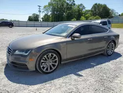 Salvage cars for sale from Copart Gastonia, NC: 2013 Audi A7 Prestige