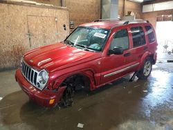 Salvage cars for sale from Copart Ebensburg, PA: 2006 Jeep Liberty Limited