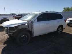 Salvage cars for sale at Greenwood, NE auction: 2017 Nissan Pathfinder S