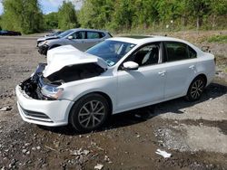 Salvage cars for sale at Marlboro, NY auction: 2017 Volkswagen Jetta SE