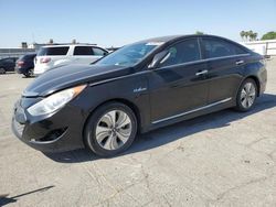 Salvage cars for sale from Copart Bakersfield, CA: 2013 Hyundai Sonata Hybrid