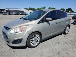 Salvage cars for sale at Sacramento, CA auction: 2015 Ford C-MAX SE