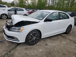 Salvage cars for sale at auction: 2016 Volkswagen Jetta Sport