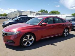 Honda Accord Touring Vehiculos salvage en venta: 2018 Honda Accord Touring