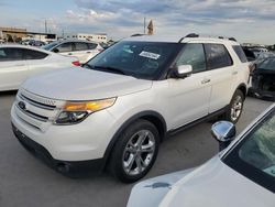 Salvage cars for sale from Copart Grand Prairie, TX: 2013 Ford Explorer Limited