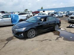 Salvage cars for sale at Woodhaven, MI auction: 2020 Hyundai Elantra SEL