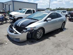 Salvage cars for sale from Copart Orlando, FL: 2009 Honda Civic EX