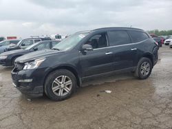 Salvage cars for sale at Indianapolis, IN auction: 2015 Chevrolet Traverse LT