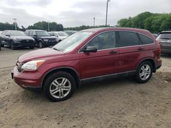 Salvage cars for sale from Copart East Granby, CT: 2010 Honda CR-V EX
