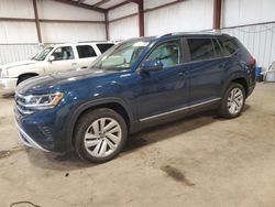 Salvage cars for sale at Pennsburg, PA auction: 2021 Volkswagen Atlas SEL