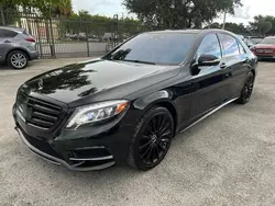 Mercedes-Benz Vehiculos salvage en venta: 2017 Mercedes-Benz S 550