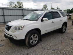 Salvage cars for sale at Lansing, MI auction: 2008 GMC Acadia SLT-2