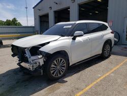 Salvage cars for sale at Rogersville, MO auction: 2020 Toyota Highlander Platinum