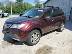 Salvage cars for sale at Candia, NH auction: 2007 Acura MDX
