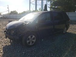 Salvage cars for sale at Windsor, NJ auction: 2011 Toyota Sienna LE