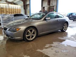 Salvage cars for sale from Copart Houston, TX: 2005 BMW 645 CI Automatic