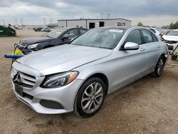 Salvage cars for sale at Elgin, IL auction: 2016 Mercedes-Benz C 300 4matic