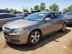 Chevrolet salvage cars for sale: 2012 Chevrolet Malibu 2LT