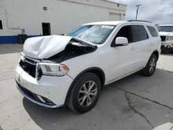 Salvage cars for sale at Farr West, UT auction: 2016 Dodge Durango Limited