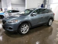 Salvage cars for sale from Copart Ham Lake, MN: 2013 Mazda CX-9 Grand Touring