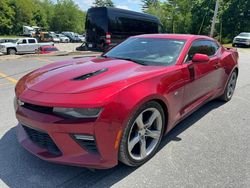 Salvage cars for sale at North Billerica, MA auction: 2017 Chevrolet Camaro SS