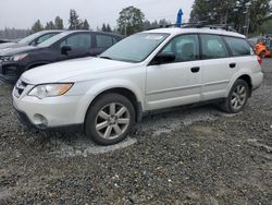 Salvage cars for sale from Copart Graham, WA: 2008 Subaru Outback 2.5I