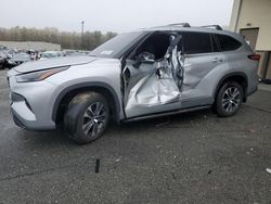 Salvage cars for sale at Exeter, RI auction: 2022 Toyota Highlander XLE