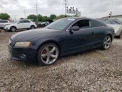 Salvage cars for sale from Copart Columbus, OH: 2012 Audi A5 Premium Plus