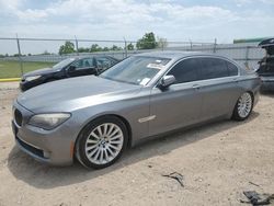 Salvage cars for sale at Houston, TX auction: 2012 BMW 750 LI