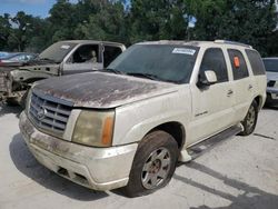 Salvage cars for sale at Ocala, FL auction: 2004 Cadillac Escalade Luxury