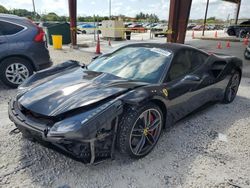 Salvage cars for sale from Copart Homestead, FL: 2017 Ferrari 488 GTB