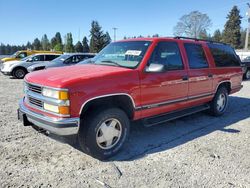 Salvage cars for sale from Copart Graham, WA: 1999 Chevrolet Suburban K1500