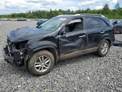 Salvage cars for sale from Copart Windham, ME: 2015 KIA Sorento LX