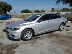 Salvage cars for sale from Copart Orlando, FL: 2016 Chevrolet Malibu LS