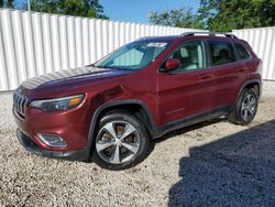 Salvage cars for sale from Copart Baltimore, MD: 2019 Jeep Cherokee Limited